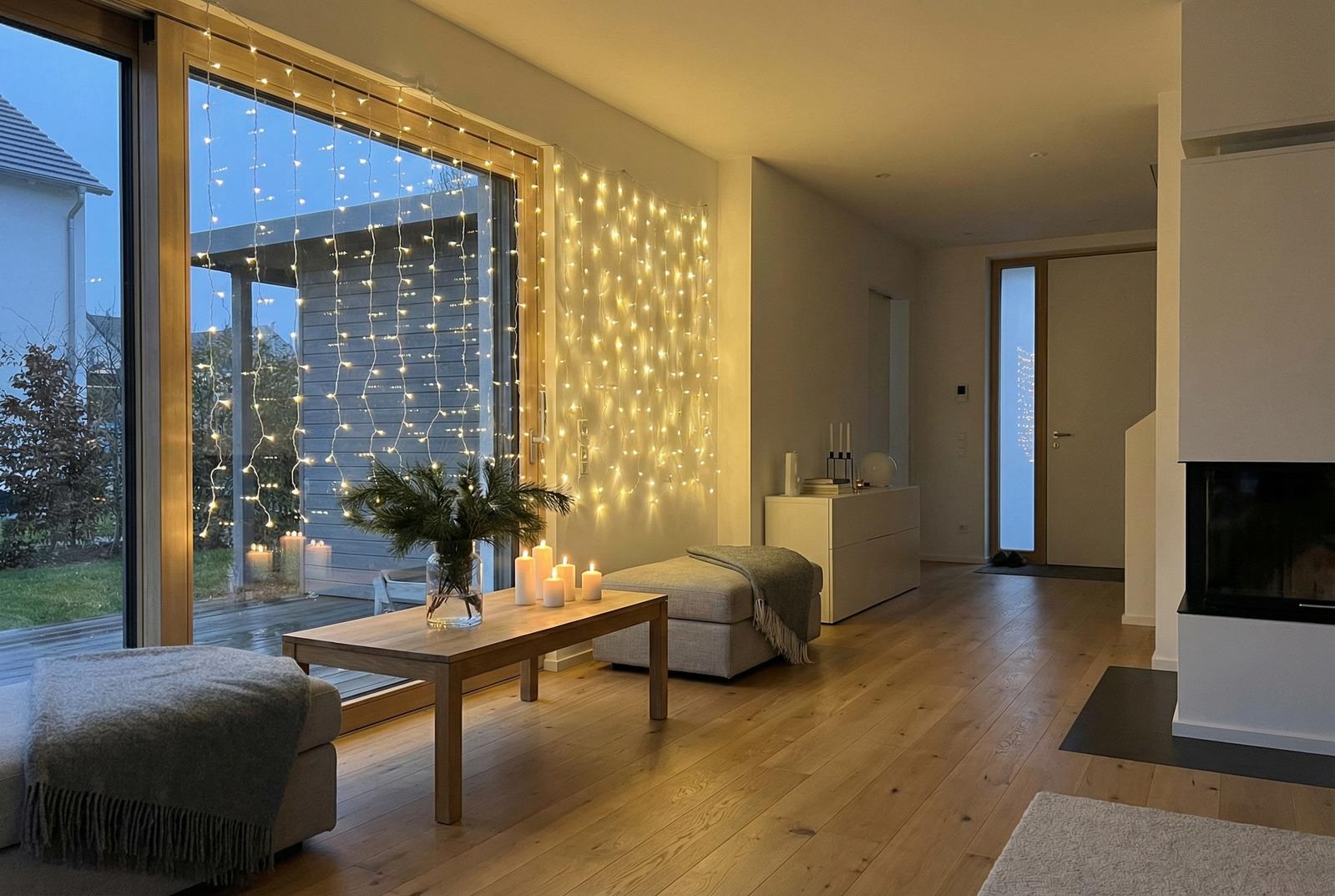 Action setzt auf Weihnachtszauber zum kleinen Preis mit leuchtendem Vorhang für unter 10€