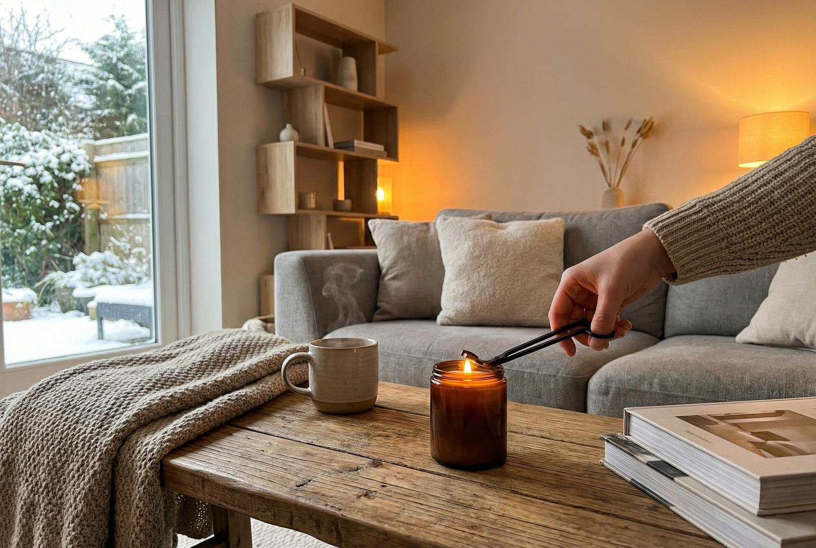Duftkerzen: Ein einfacher Trick vor dem Anzünden macht sie im Winter weniger schädlich