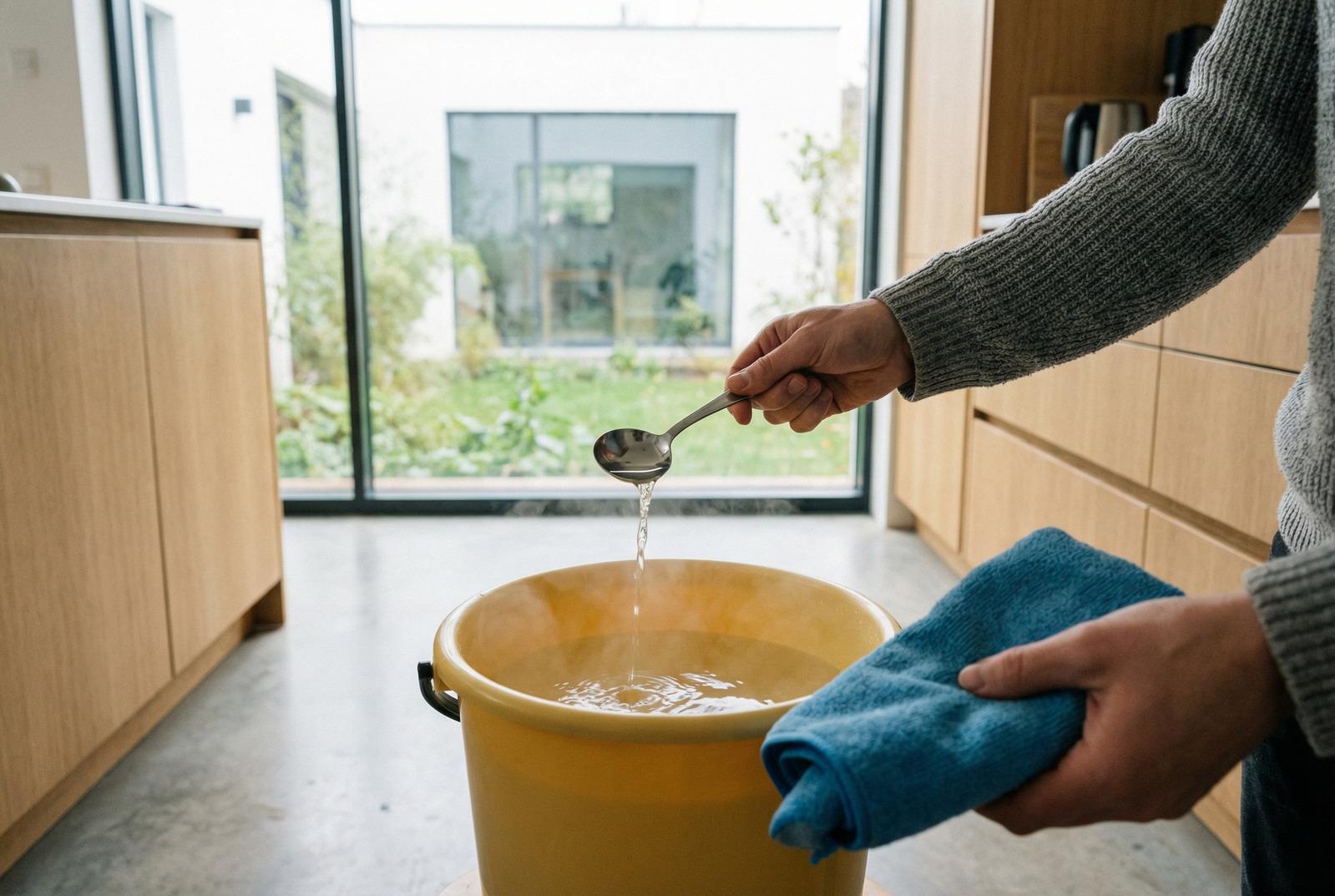 Fügen Sie Ihrem Putzwasser einen Löffel dieses Produkts hinzu und Ihre Fenster bleiben bis zum Frühjahr sauber