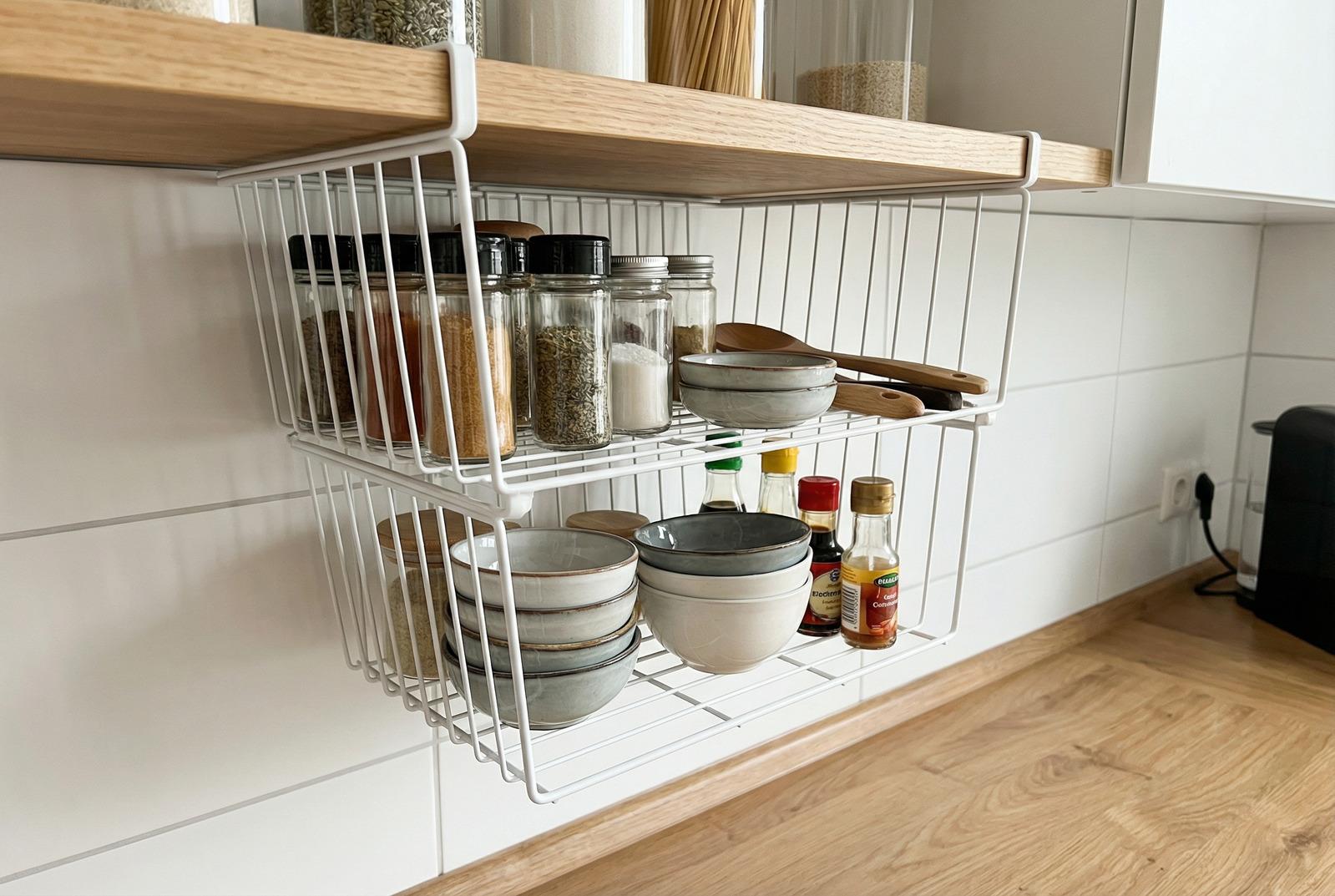 Für weniger als 3 € bei Action: Dieses pfiffige Zubehör verdoppelt den Stauraum Ihrer Schränke
