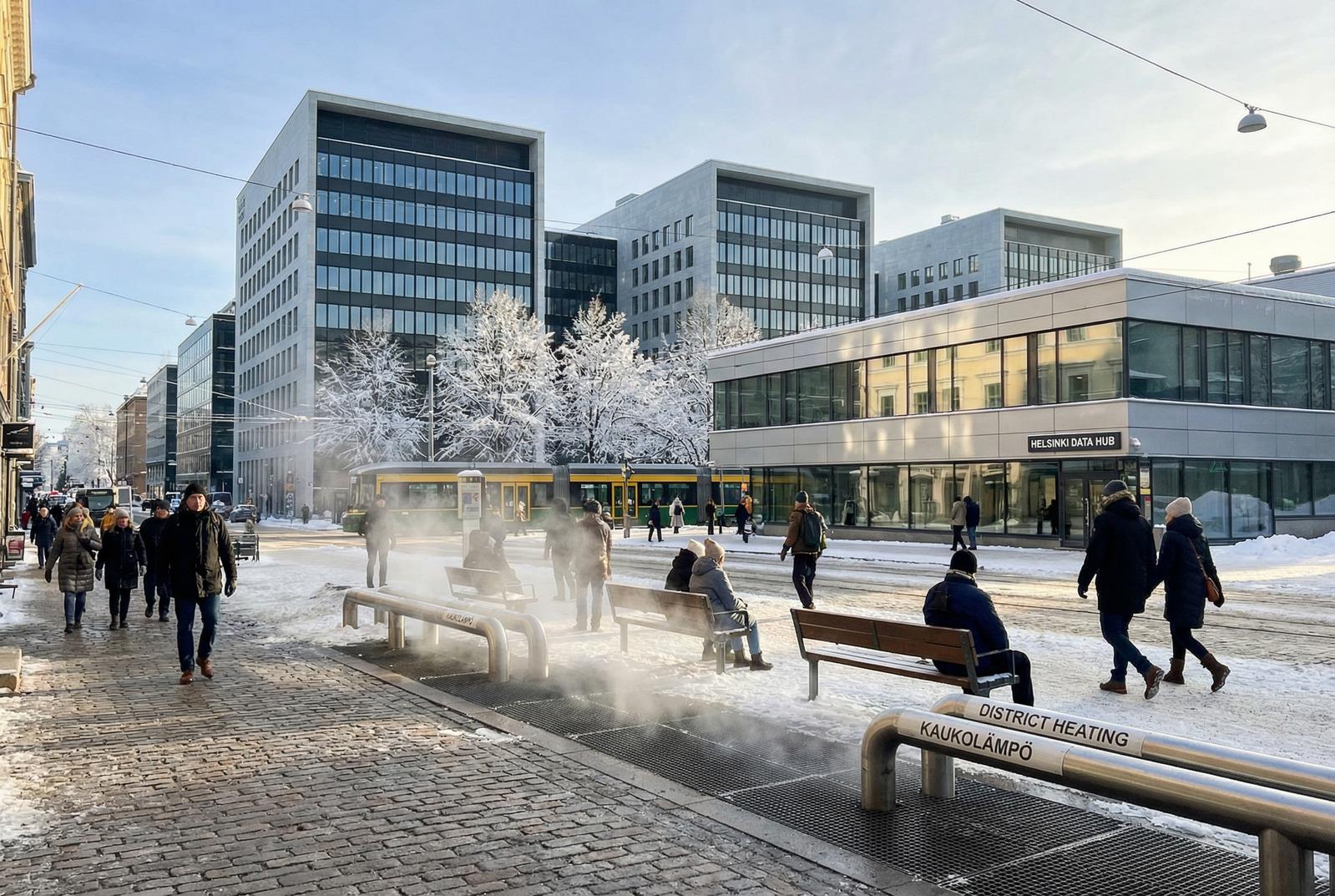 In Finnland heizen Rechenzentren und Streamingdienste schon Wohngebäude