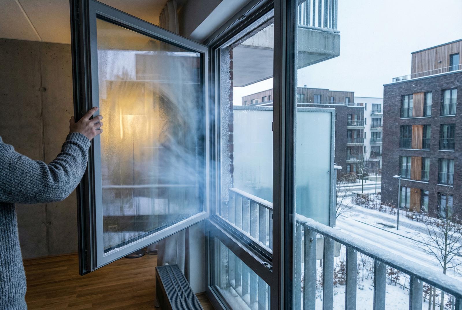 Lüften zwischen 8 und 10 Uhr bei kaltem Wetter- die schlechteste Idee für Ihr Haus, warnen Experten