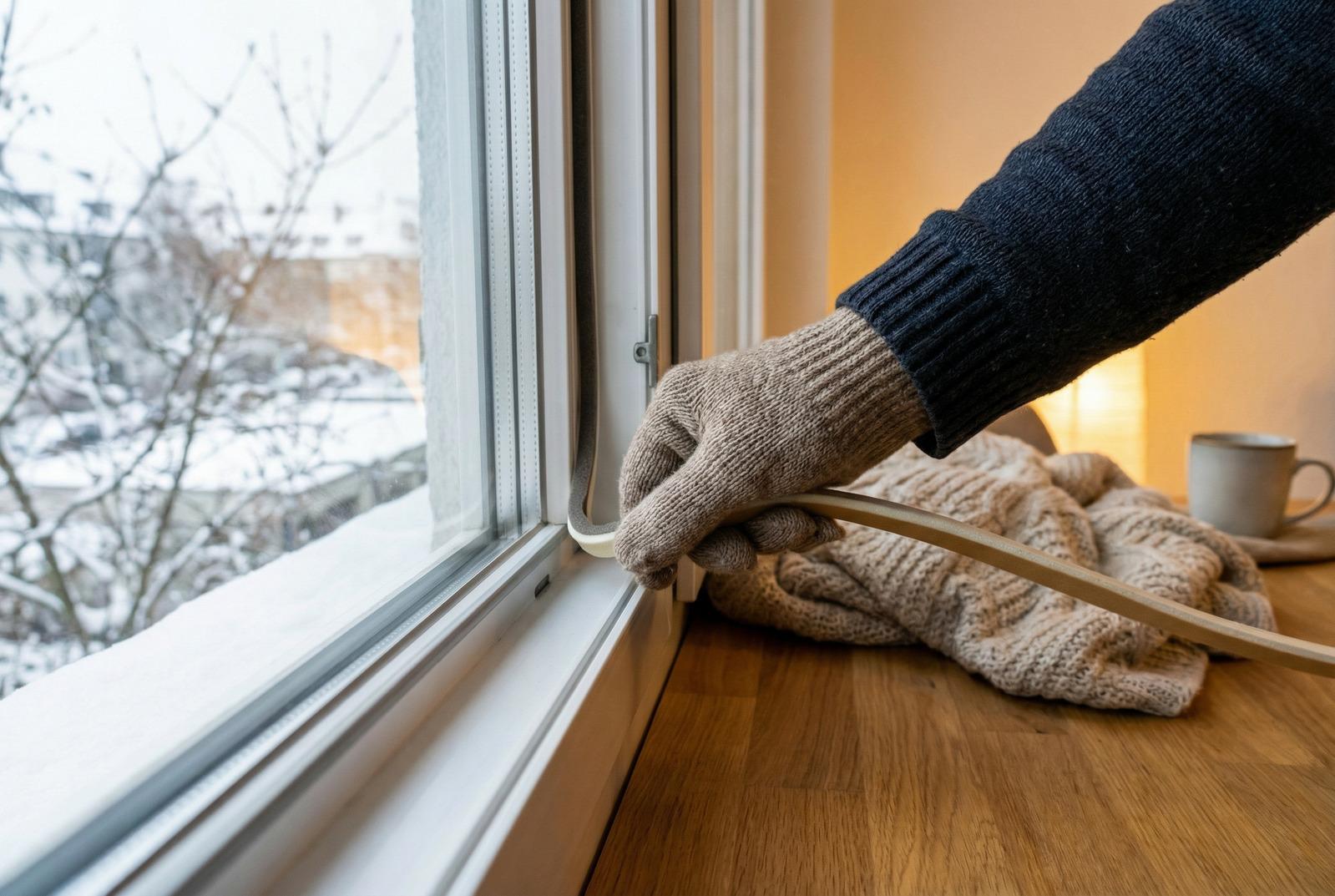 Zugluft durch Fenster: Diese 3-Euro-Lösung hält Wärme und steigert den Komfort im Winter