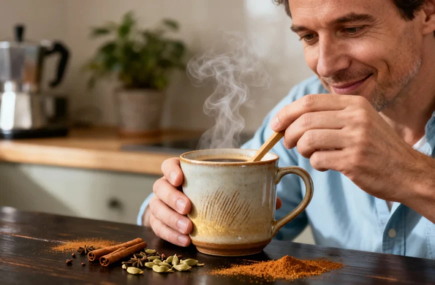 “Ein Gastroenterologe verrät: Diese Gewürze im Kaffee revolutionieren Ihr Morgenritual!”