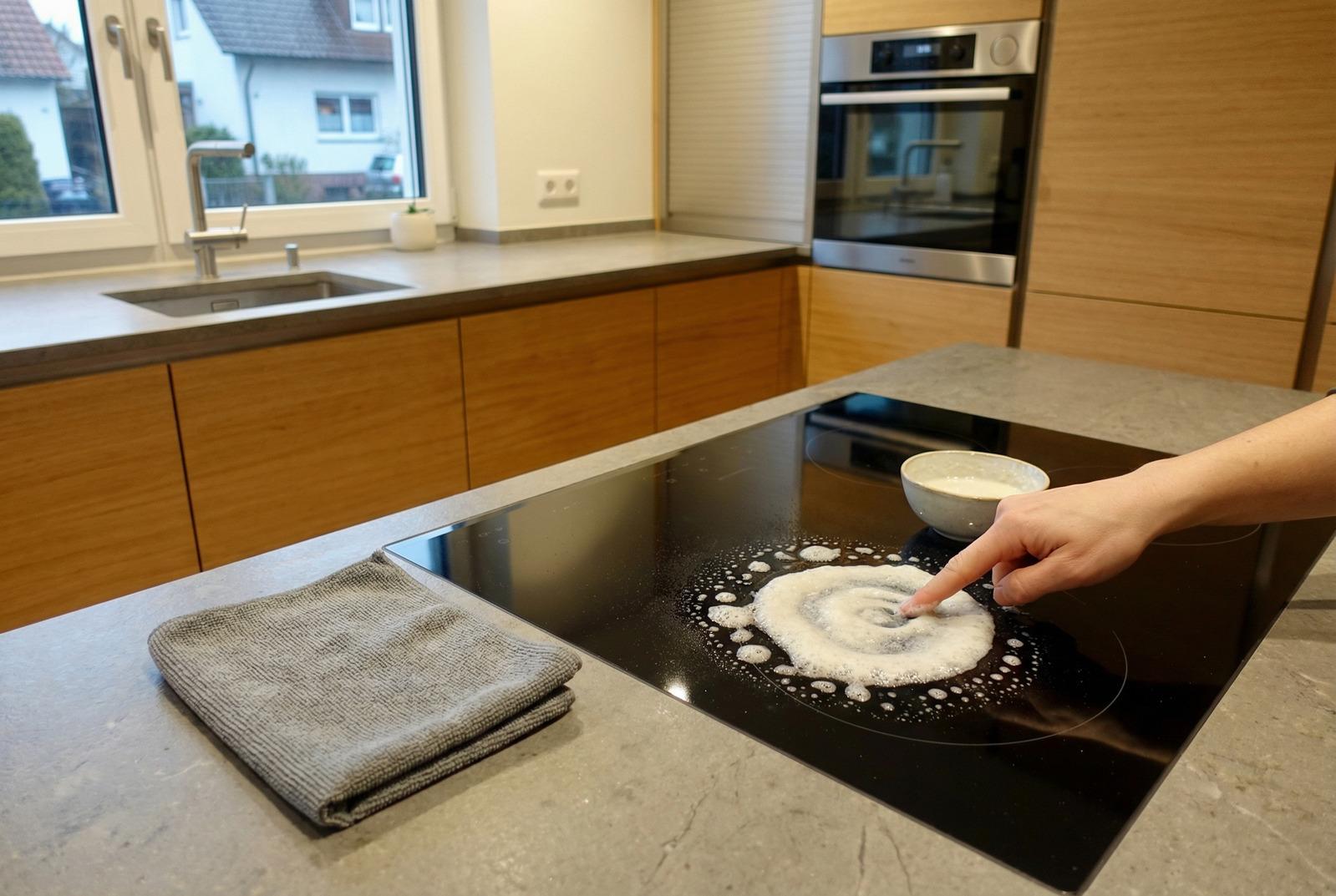 Kratzer auf der Cerankochplatte? Dieses überraschende Gemisch kann sie in Minuten wie neu strahlen lassen